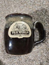 Old World Wisconsin Drip Glaze Coffee Mug