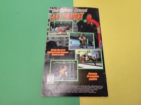 Lost World: Jurassic Park (Sega Saturn, 1997) Manual Only 