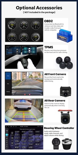 For Grand Cherokee 1996-1998 8.9 Inch Horizontal Display Android GPS Navigation - Foto 13 di 15