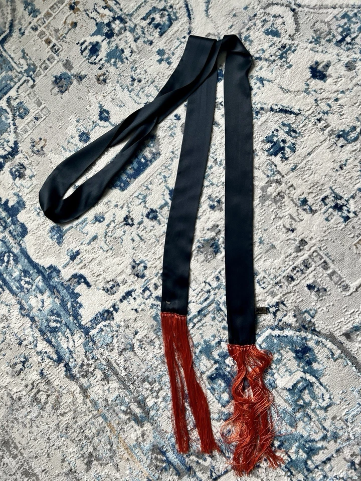 Dior Homme AW05 “In the Morning” Silk Fringe Scarf – Hedi Slimane Era - Image 2 of 4
