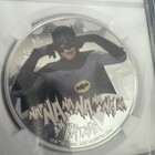 Silver (2) 1 Oz 999 Batman Duo Ngc Set Top Pop Pf70 UC + Psa Dna Adam West Signe — photo 6