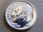1961 Silver Roosevelt Dime - Choice Gem Proof