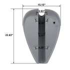 4.7 Gal. Stretched Custom Gas Fuel Tank Fit For Harley Touring Road King Chopper