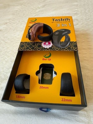 Digitaler Tasbih Ring 3-in-1 | Elektronischer Zikr-Zähler | OLED-Display | USB - Bild 1 von 4
