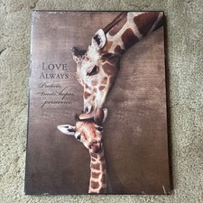 Giraffe Wall Hanging First Corinthians 13:7