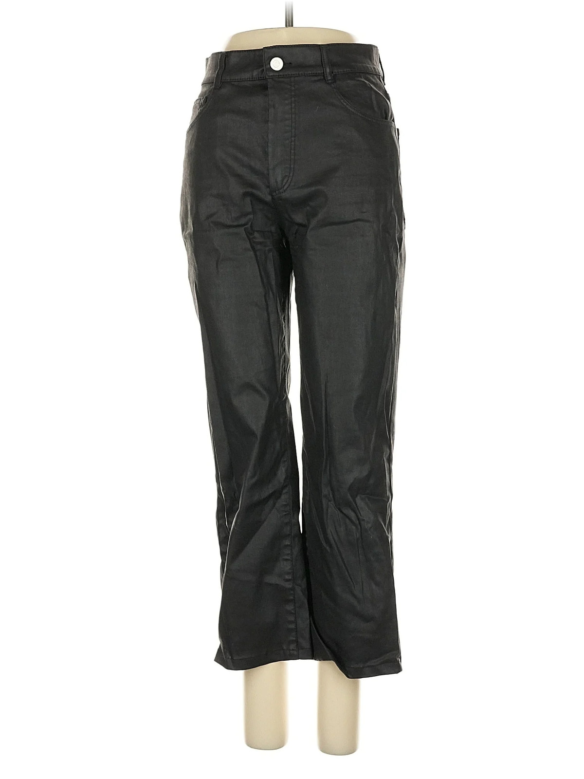 Massimo Dutti Women Black Jeans 4
