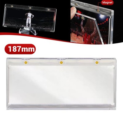 Magnetic 187mm Booklet Horizontal Card Holder Display Case UV Protection