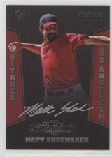 2013 Onyx Platinum Prospects Silver Ink 36/150 Matt Shoemaker #PPAU52 Auto 0b2