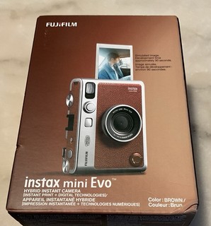 Fujifilm instax mini Evo Hybrid Instant Camera Model instax mini Evo Brown