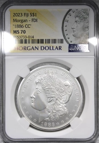2023 1886-CC Figi Morgan Silver Dollar NGC MS70 FIRST DAY OF ISSUE
