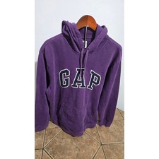 Women's Gap Purple Pullover Hooded Sweatshirt Sz XL