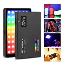 Soonpho Led Photography Light, Compact Rgb Video Light, High Brightness, 4400Ma_