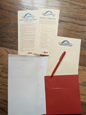 Amtrak First Class und VIA Rail silber & blau Ganzsachen