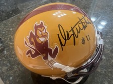 JSA COA DANNY WHITE Autographed/Signed ASU SUN DEVILS SHUTE Mini Helmet