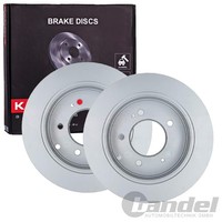 2X Kamoka Bremsscheiben 262Mm Voll Hinten Passend FÜR KIA Cerato Soul | 1031092