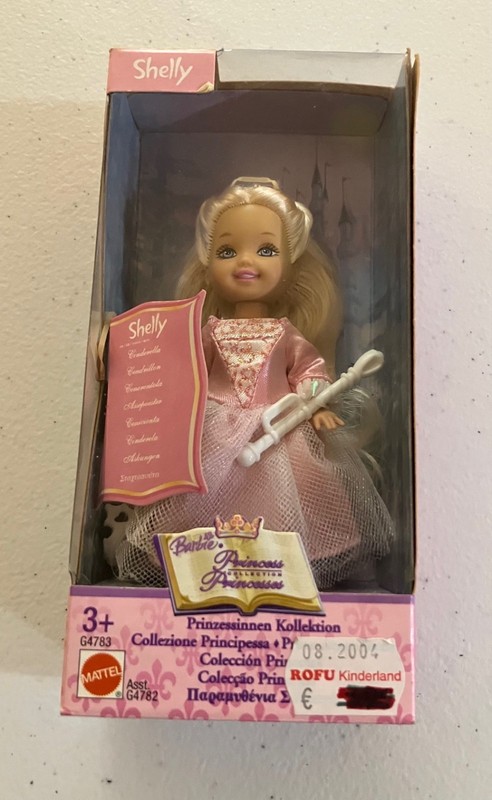 Barbie Shelly Cinderella European Version of Kelly G4783 NIB HTF 2004