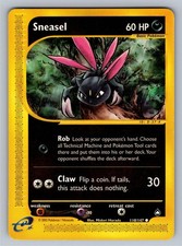 Sneasel 110 Common Aquapolis Pokemon Lightly Played e reader on eBay