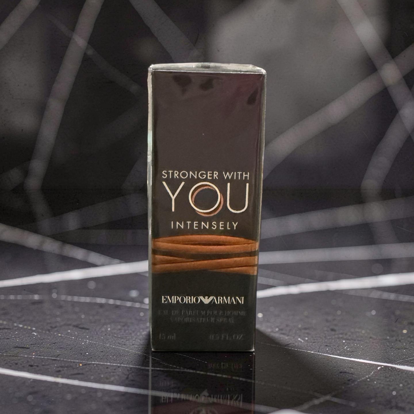 Emporio Armani Stronger With You Intensely Men's Travel Spray .5oz 15ml SEALED