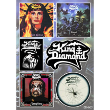 King Diamond Sticker Pack Abigail Conspiracy Fatal Portrait Spiders Lullabye