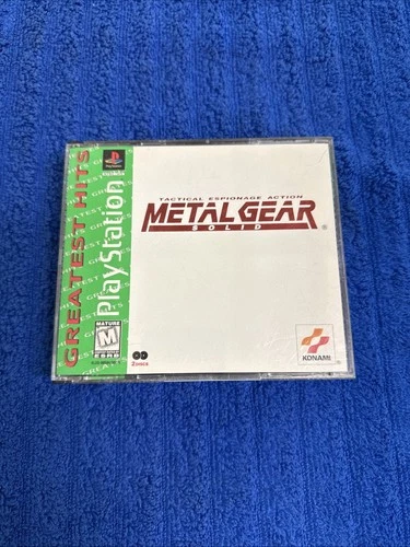 METAL GEAR SOLID COMPLETE CIB 1999 Authentic Playstation PS1