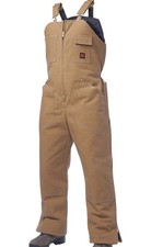 Tough Duck Insulated Bib Overalls Size Large