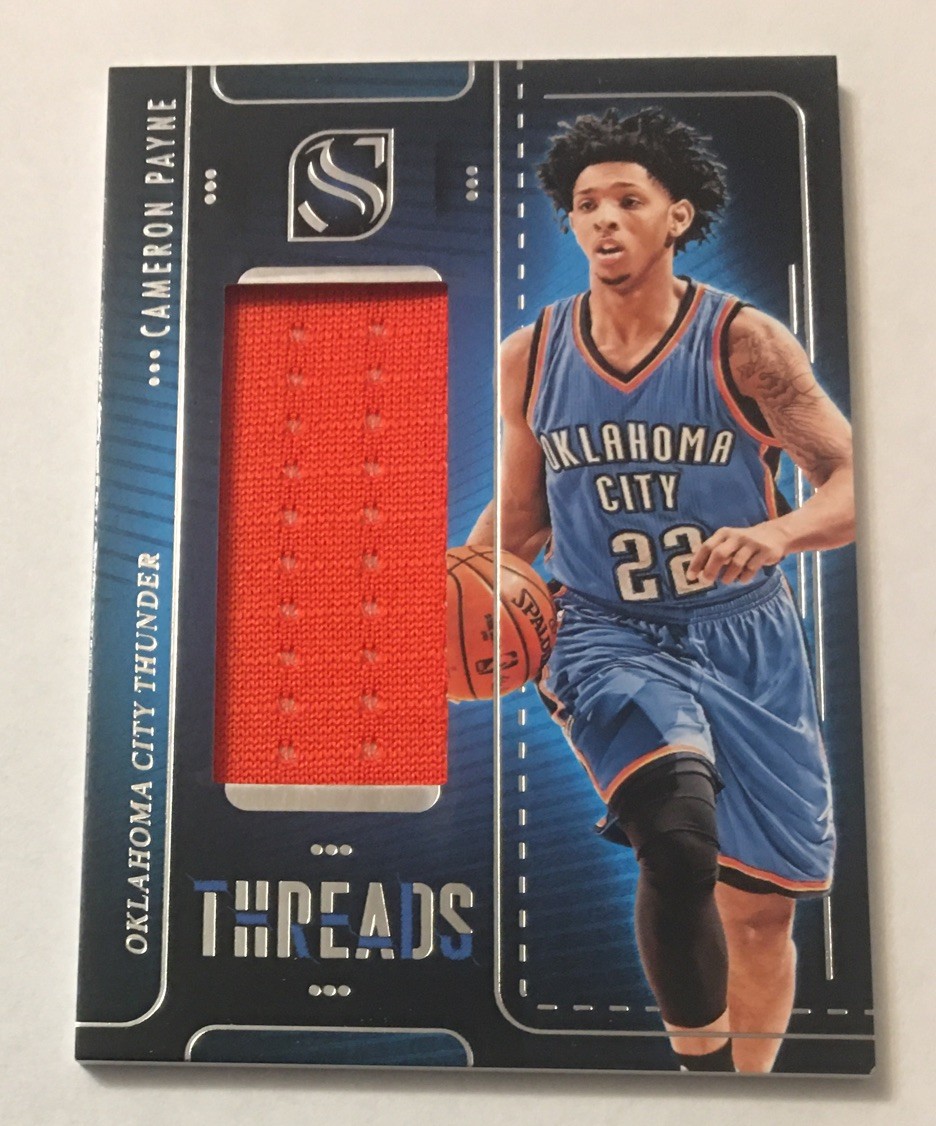 2024-25 Panini Silhouette Cameron Payne Game Worn Patch Threads SP Insert