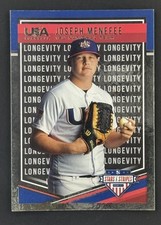 2018 Panini USA Baseball Stars & Stripes - Joseph Menefee #37 Longevity (RC)