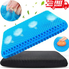 Double Layer Gel Honeycomb Seat Comfort Support Cushion Cooling Flex Pain Relief