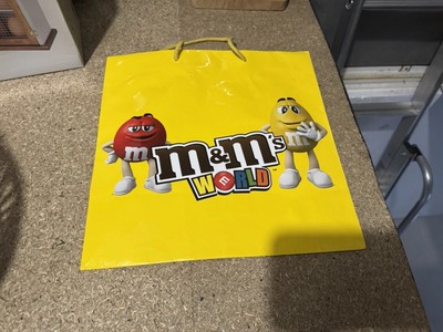 Papiertragetasche M&M's World New York gelb