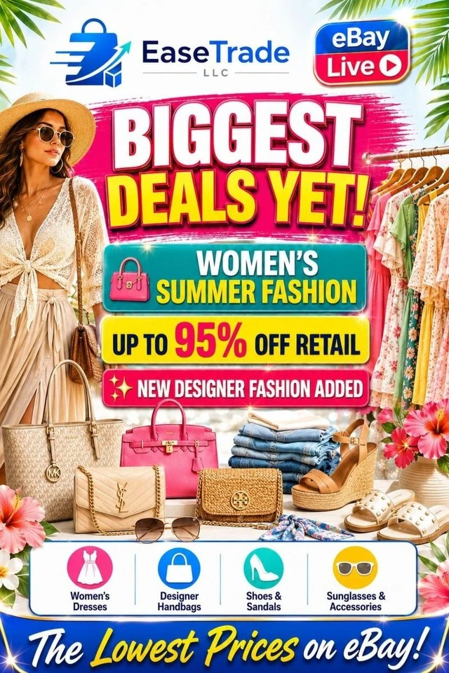 🔥 Some $1 Starts! Designer Summer Fashion Blowout | Up to 95% Off Retail