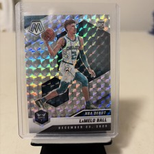 2020-21 Panini Mosaic - NBA Debut LaMelo Ball #262 Silver Prizm (RC)