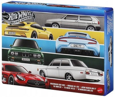 Hot Wheels SILVER SERIES EURO STYLE BMW E30 M3 VW GOLF MK1 PORSCHE 911 GT3 AMG