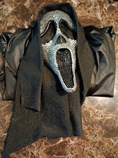 SCREAM BLING RHINESTONE GHOSTFACE MASK ONE SIZE SPIRIT HALLOWEEN COSTUME