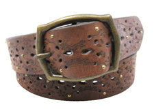 Brown Cutout Boho Western 34" Belt