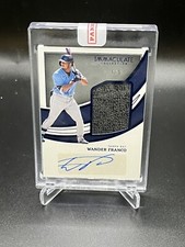 Wander Franco 2022 Panini Immaculate Jumbo Socks Signatures RPA Rookie Auto #4/9