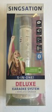 NEW Singsation SOLO DELUXE 5-In-One Karaoke System w/Bluetooth Wireless Speaker