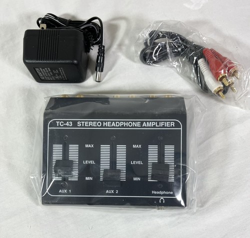 VTG 2 Channel Stereo Audio Mixer Headphone Amp RCA PC Gaming DJ Party Video Game - Picture 3 of 10