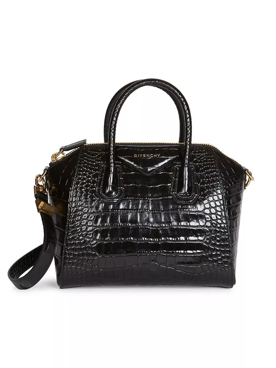 Staple bag Kategori GIVENCHY Antigona Croc-Embossed Leather Satchel | eBay