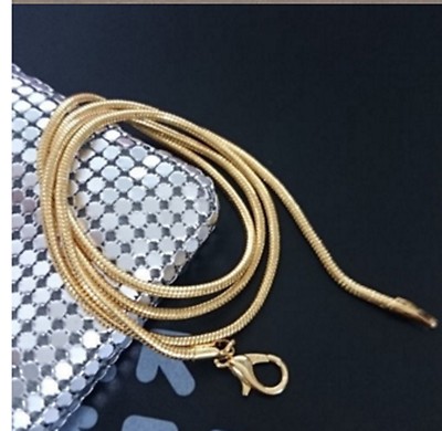 2mm 18k Gold Plated Snake Chain 