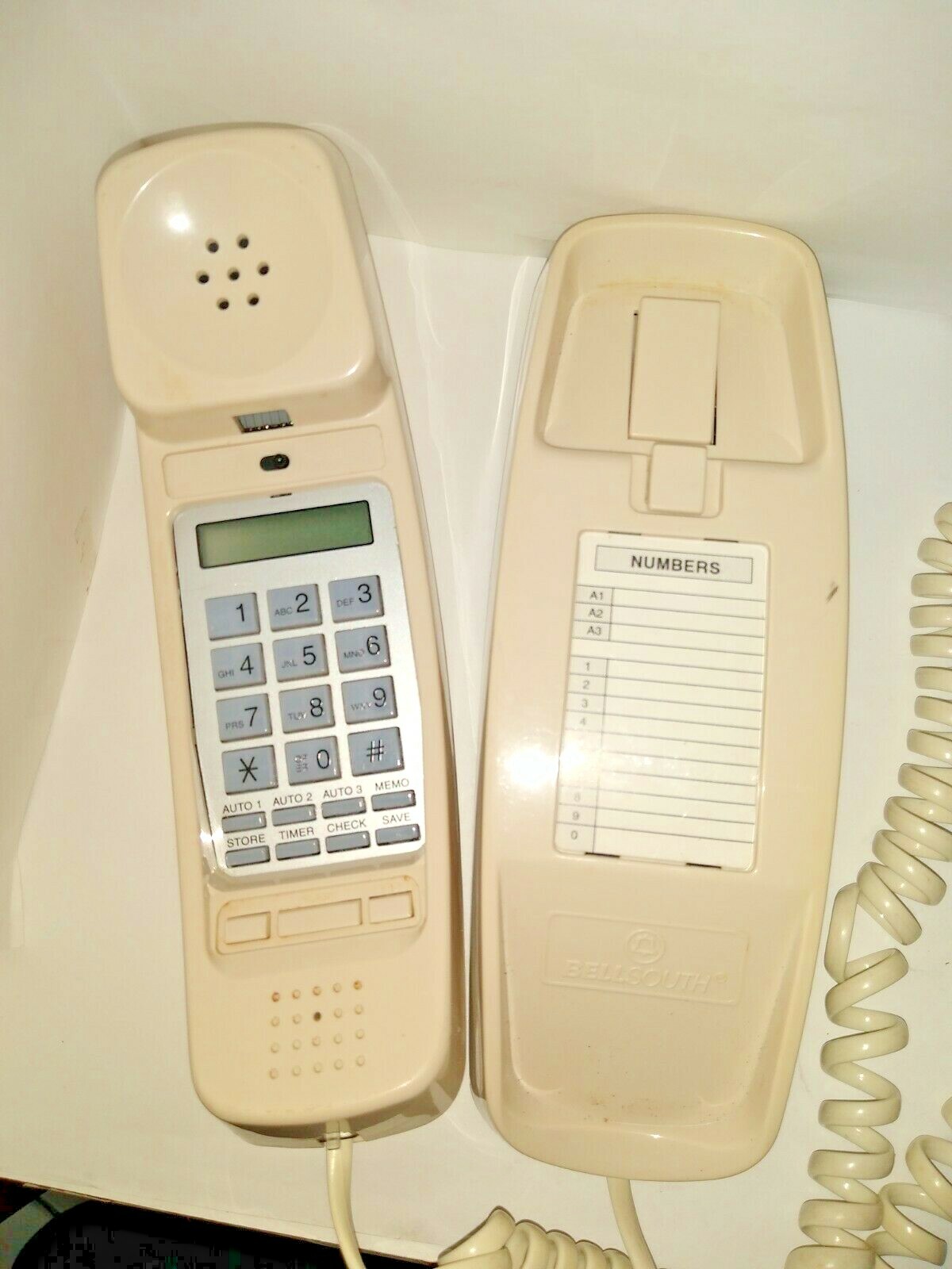 Vintage BELLSOUTH Trim Line Wall Mount Model N483E Push Button