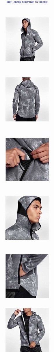 Nike LeBron MVP Showtime Grey CAMO Black DriFit Basketball Full