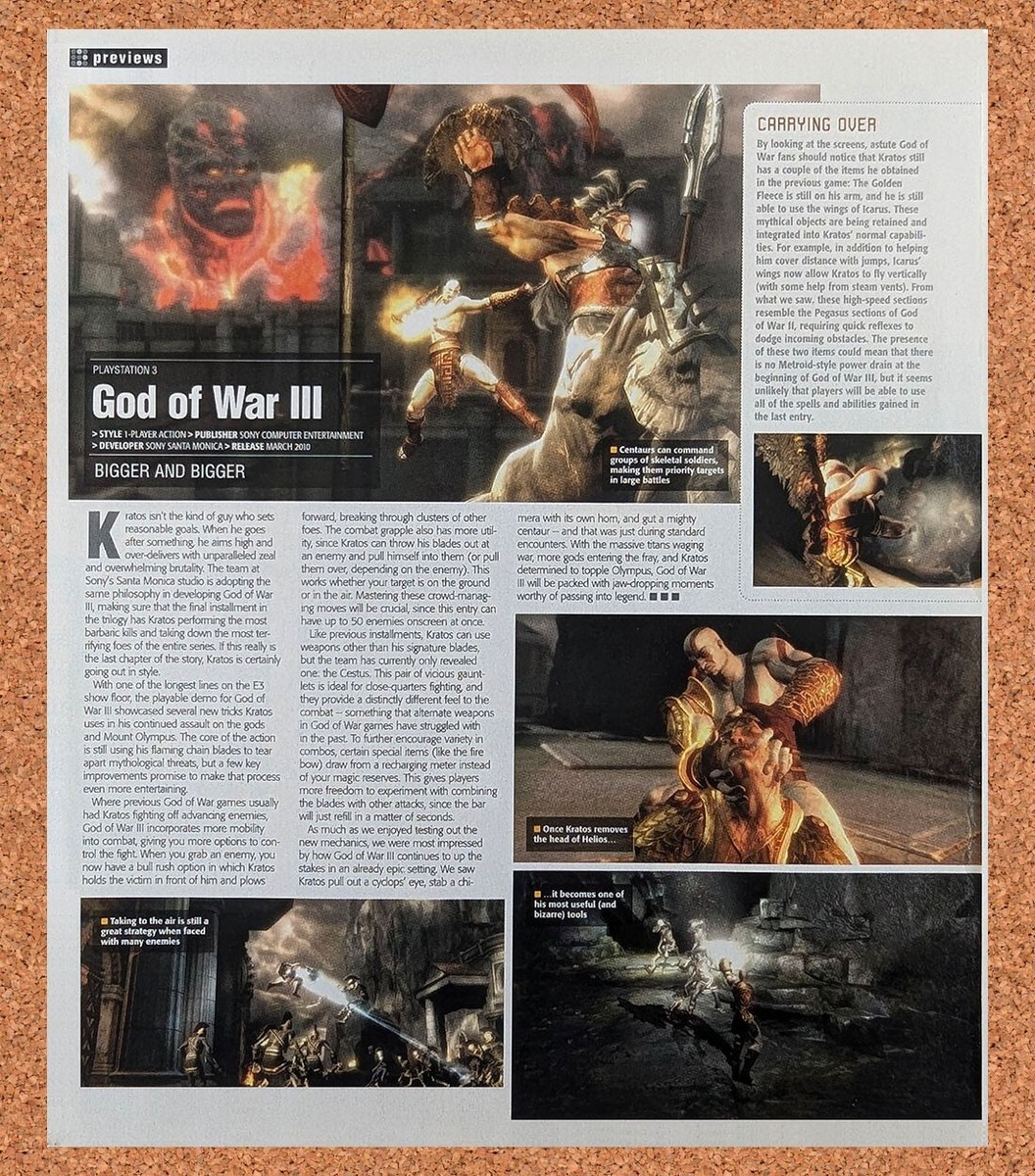 God Of War III – Édition Promo PS3 (Boîtier Jeu Vidéo Sony PlayStation 3)