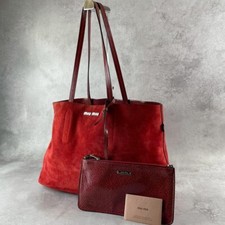 Miu Miu Medium Suede Exterior Bags & Handbags for Women for Miu Miu Medium Suede Exterior Bags & Handbags for Women for