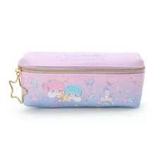 Cute Girl Little Twin Stars Cosmetic Makeup Bag Organizer School Pen Pencil Case