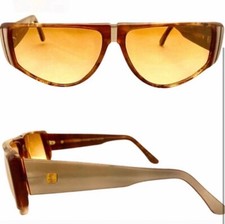 1980  s Ultra Italy by Enrca Massei Sunglasses, Angular, Mod Ariana, Italy