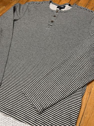 Five Four Men's Striped Henley Shirt (Size L) - Picture 3 of 6