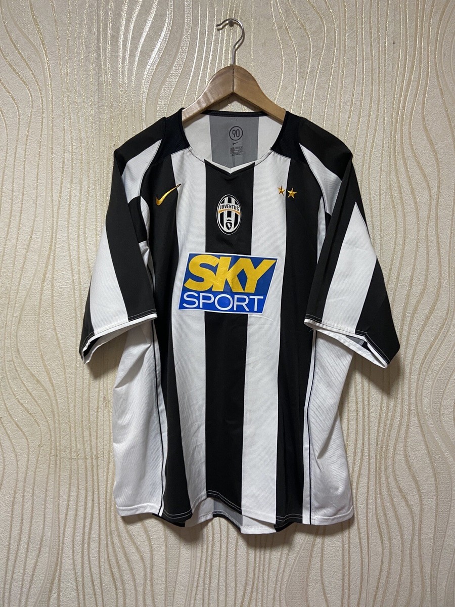 ウェア 04-05 juventus NIKE L/S Home Kit JUVENTUS 2004 2005 HOME SHIRT FOOTBALL SOCCER JERSEY NIKE