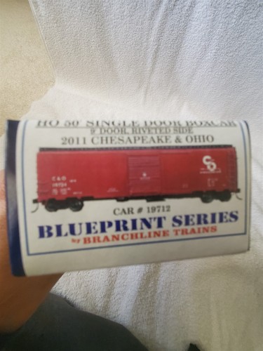 Kit de tren Branchline Blueprint HO NO CONSTRUIDO 50' vagón de carga Chesapeake y Ohio #19712 | Zustand: Used
