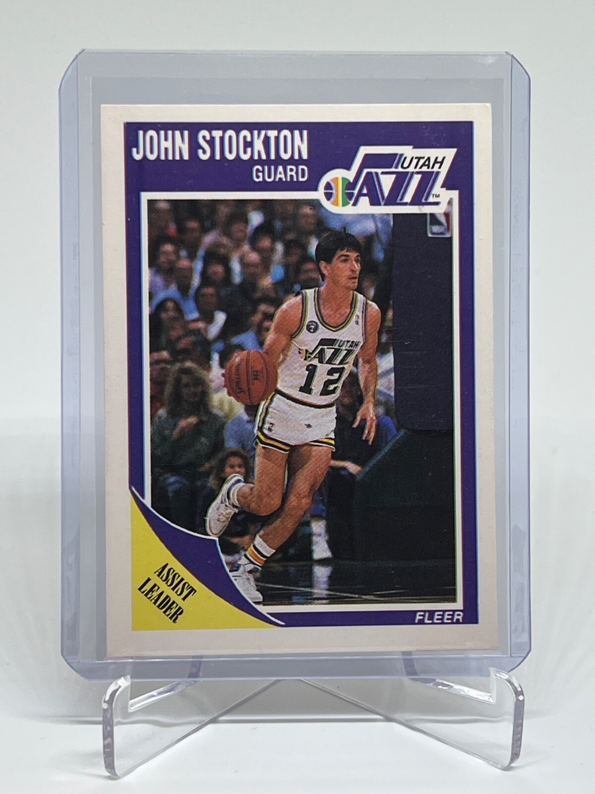 1989-90 Fleer John Stockton #156 Utah Jazz
