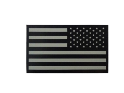 UNITED STATES OF AMERICA FLAG REVERSED IR HOOK N LOOP HAT PATCH CAP VETERAN WOW